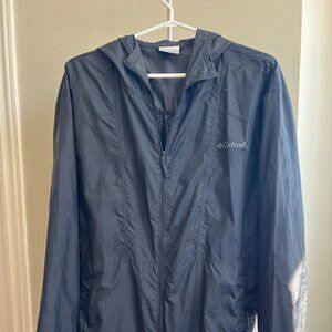 Columbia Rain Jacket Men’s Size Large Black